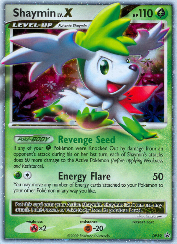 Shaymin LV.X (DP39) [Diamond & Pearl: Black Star Promos] | Eastridge Sports Cards & Games