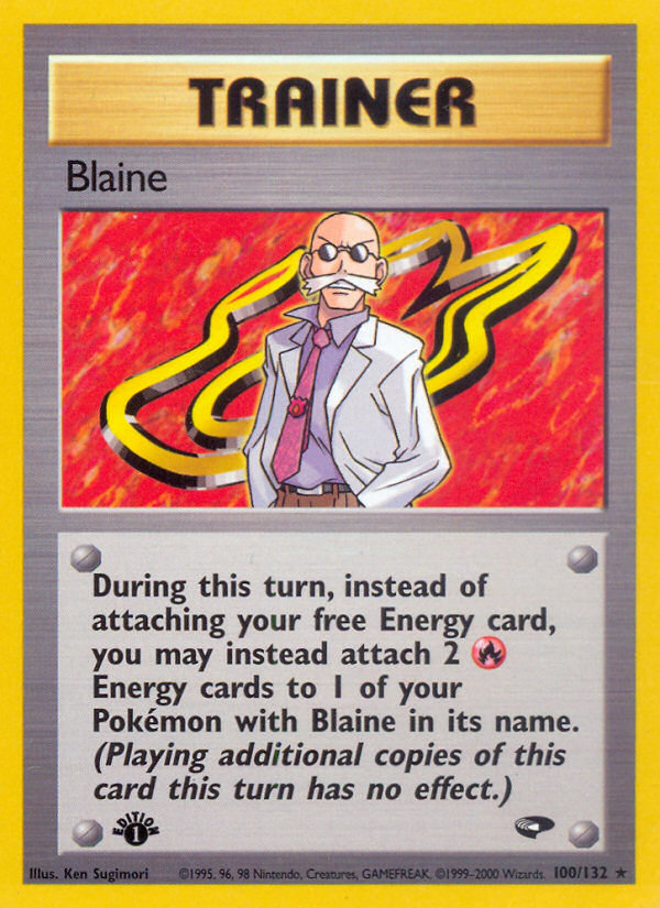 Blaine (100/132) [Gym Challenge 1st Edition] | Eastridge Sports Cards & Games