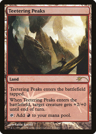 Teetering Peaks [Friday Night Magic 2011] | Eastridge Sports Cards & Games