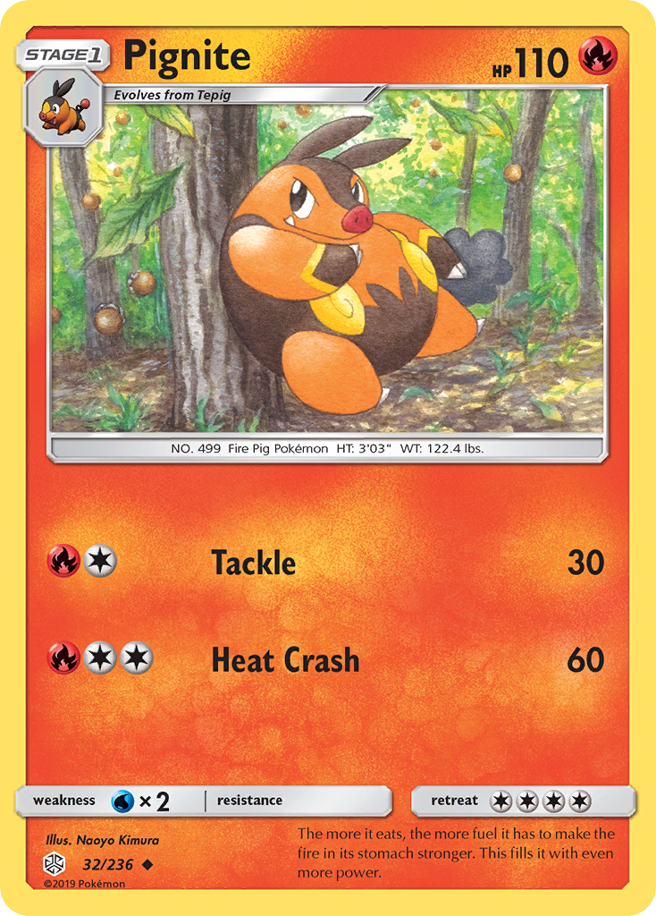 Pignite (32/236) [Sun & Moon: Cosmic Eclipse] | Eastridge Sports Cards & Games