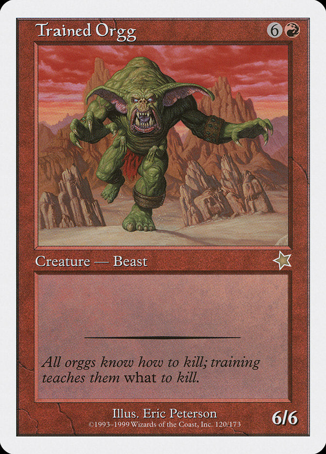 Trained Orgg [Starter 1999] | Eastridge Sports Cards & Games