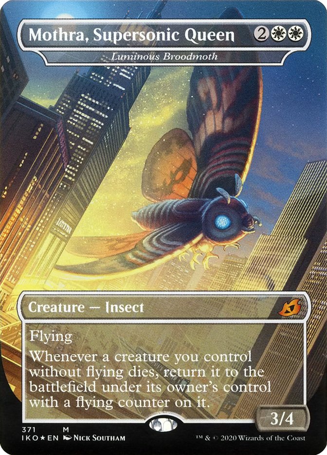 Luminous Broodmoth - Mothra, Supersonic Queen (Godzilla Series) [Ikoria: Lair of Behemoths] | Eastridge Sports Cards & Games