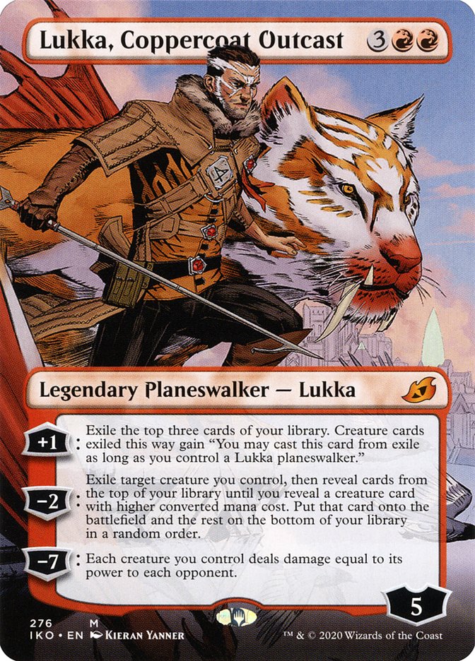 Lukka, Coppercoat Outcast (Borderless) [Ikoria: Lair of Behemoths] | Eastridge Sports Cards & Games