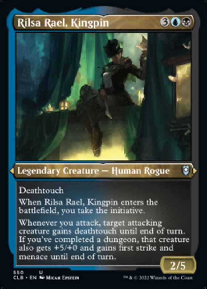 Rilsa Rael, Kingpin (Foil Etched) [Commander Legends: Battle for Baldur's Gate] | Eastridge Sports Cards & Games