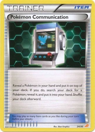 Pokemon Communication (24/30) [Black & White: Trainer Kit - Excadrill] | Eastridge Sports Cards & Games