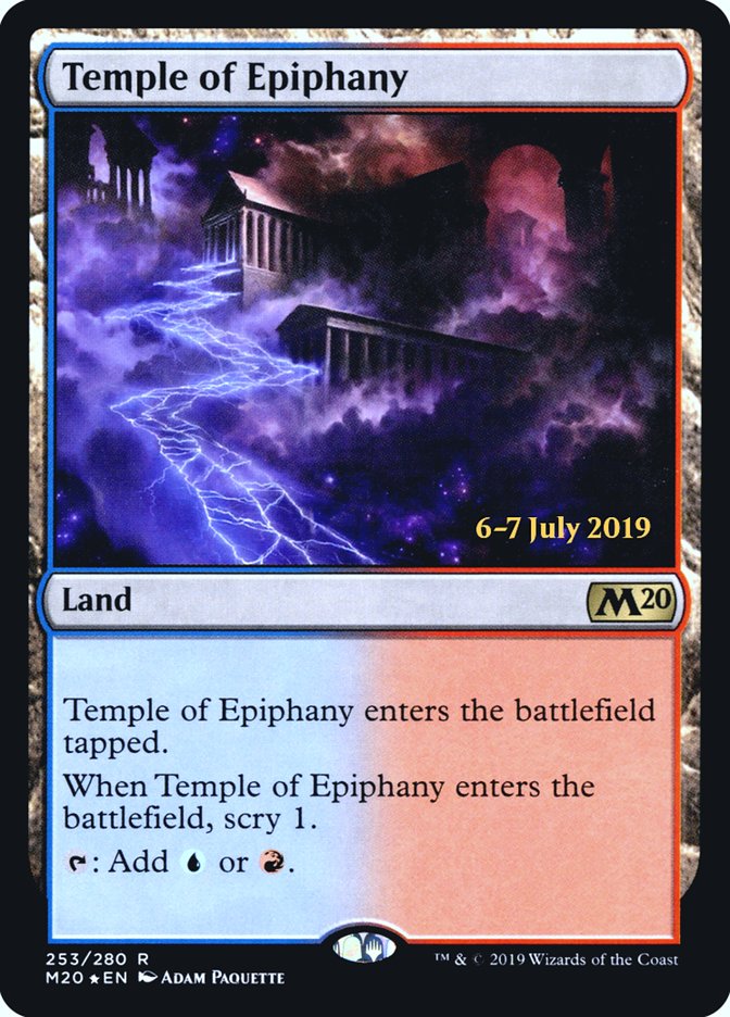 Temple of Epiphany  [Core Set 2020 Prerelease Promos] | Eastridge Sports Cards & Games