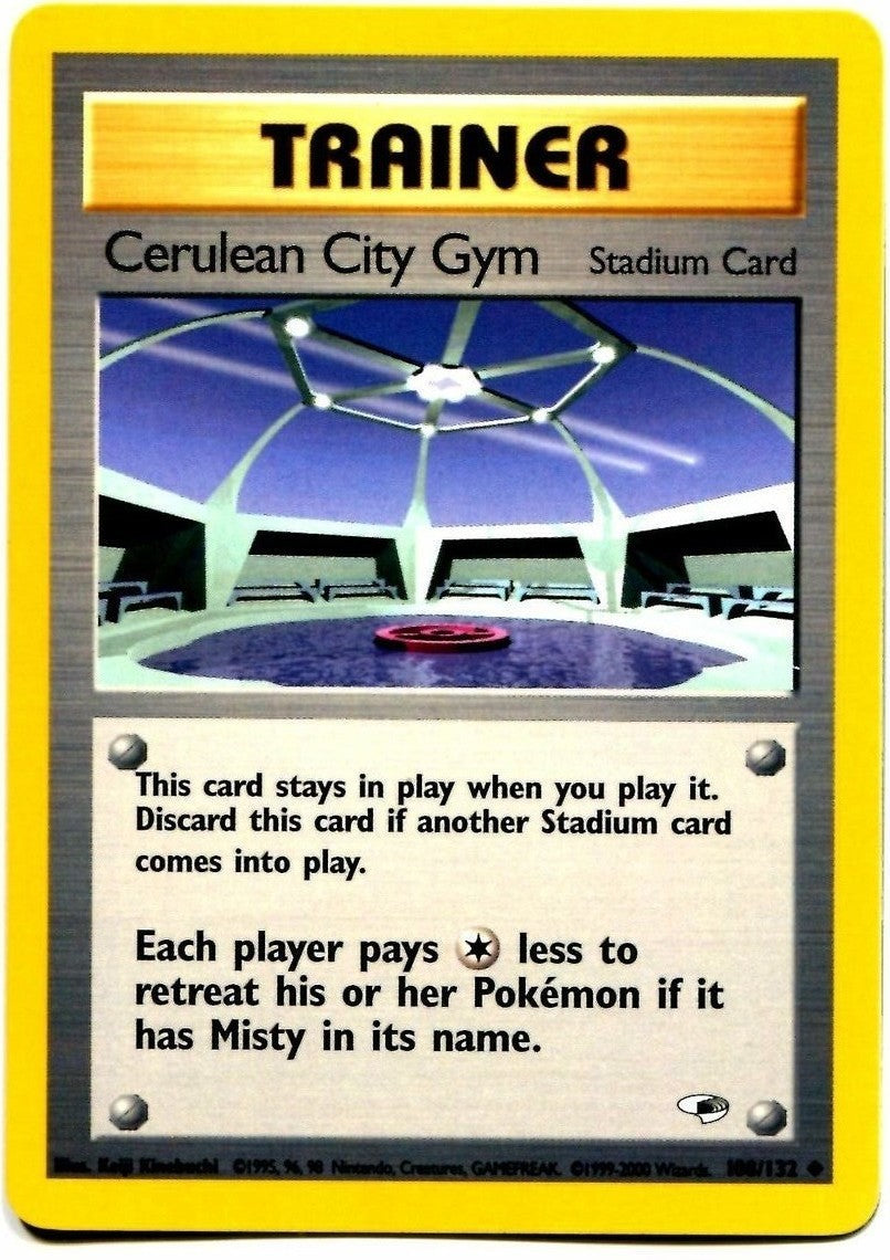 Cerulean City Gym (108/132) [Gym Heroes Unlimited] | Eastridge Sports Cards & Games