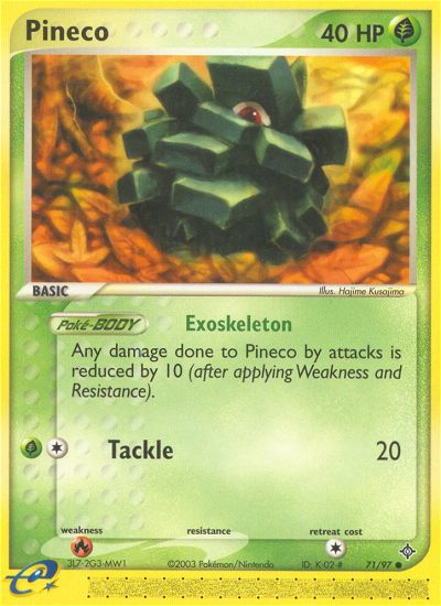 Pineco (71/97) [EX: Dragon] | Eastridge Sports Cards & Games