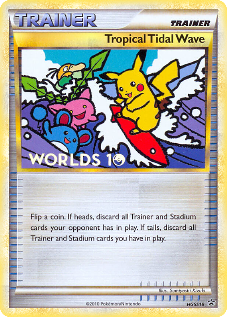 Tropical Tidal Wave (HGSS18) [HeartGold & SoulSilver: Black Star Promos] | Eastridge Sports Cards & Games