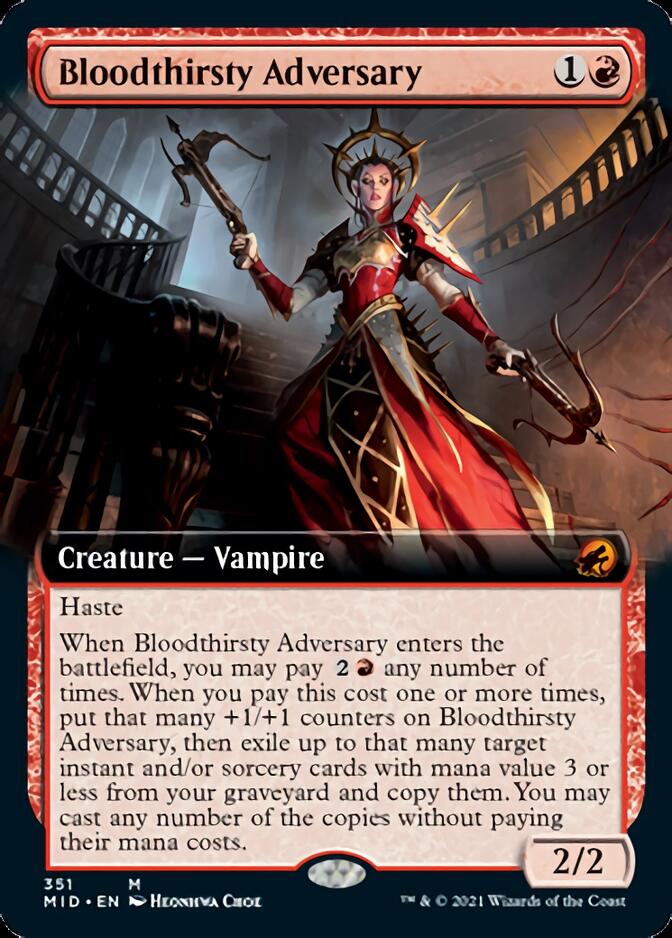 Bloodthirsty Adversary (Extended) [Innistrad: Midnight Hunt] | Eastridge Sports Cards & Games