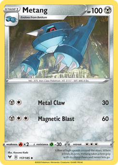 Metang (117/185) [Sword & Shield: Vivid Voltage] | Eastridge Sports Cards & Games
