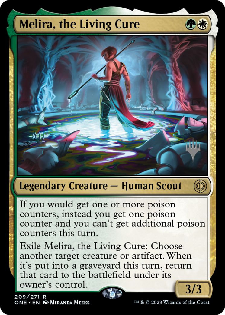 Melira, the Living Cure (Promo Pack) [Phyrexia: All Will Be One Promos] | Eastridge Sports Cards & Games