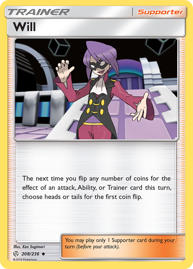 Will (208/236) [Sun & Moon: Cosmic Eclipse] | Eastridge Sports Cards & Games