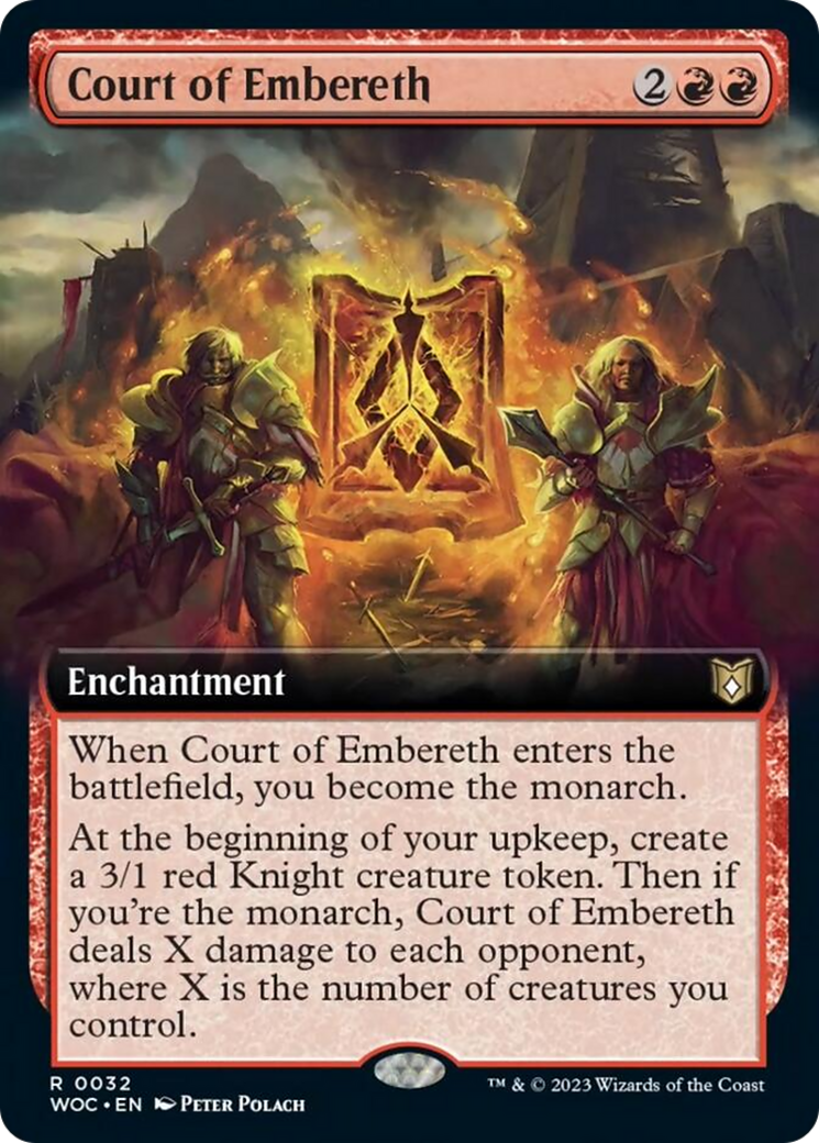 Court of Embereth (Extended Art) [Wilds of Eldraine Commander] | Eastridge Sports Cards & Games