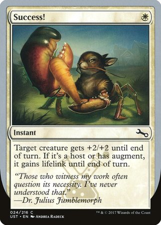 Success! [Unstable] | Eastridge Sports Cards & Games