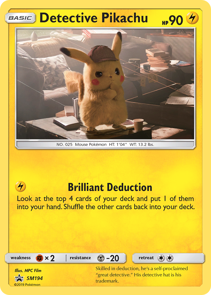 Detective Pikachu (SM194) [Sun & Moon: Black Star Promos] | Eastridge Sports Cards & Games