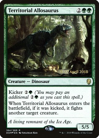 Territorial Allosaurus [Dominaria Promos] | Eastridge Sports Cards & Games