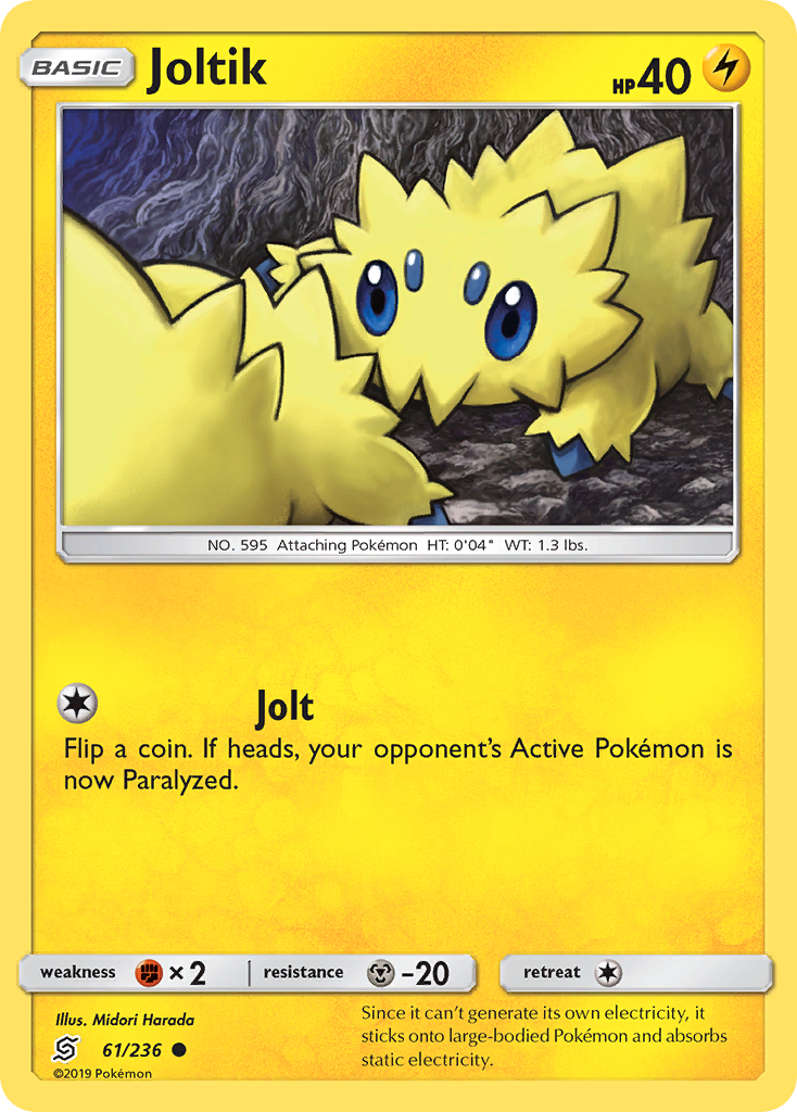 Joltik (61/236) [Sun & Moon: Unified Minds] | Eastridge Sports Cards & Games