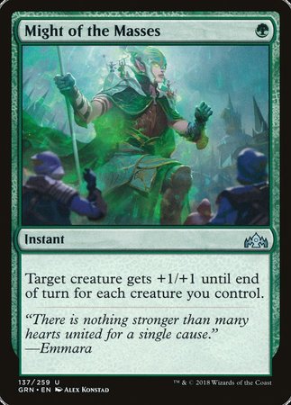 Might of the Masses [Guilds of Ravnica] | Eastridge Sports Cards & Games