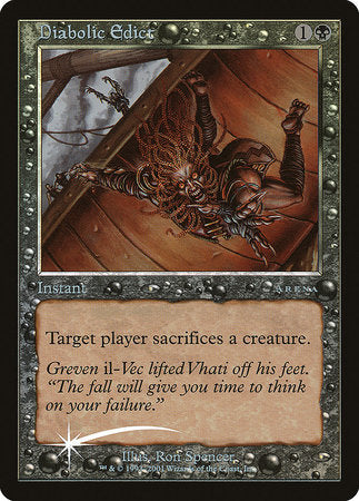 Diabolic Edict [Arena League 2001] | Eastridge Sports Cards & Games