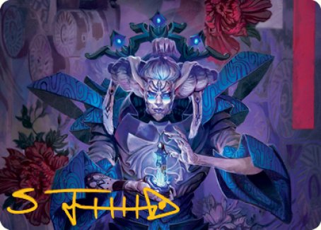 Tameshi, Reality Architect 1 Art Card (Gold-Stamped Signature) [Kamigawa: Neon Dynasty Art Series] | Eastridge Sports Cards & Games