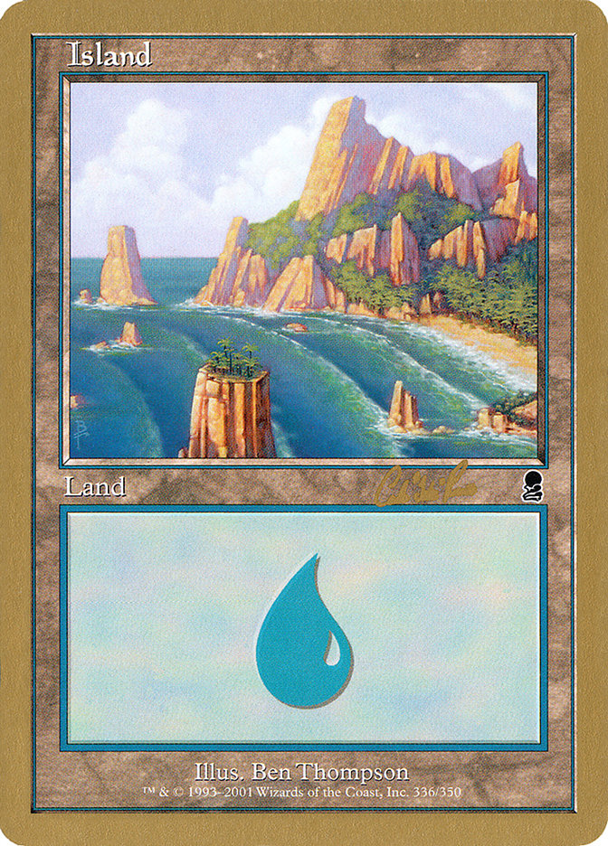 Island (cr336) (Carlos Romao) [World Championship Decks 2002] | Eastridge Sports Cards & Games