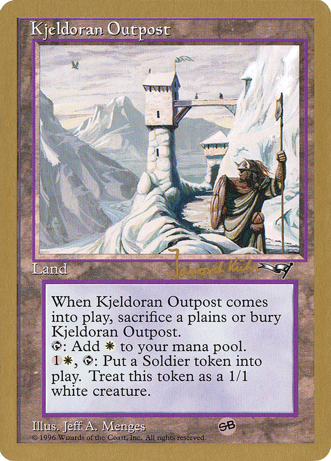 Kjeldoran Outpost (Janosch Kuhn) [World Championship Decks 1997] | Eastridge Sports Cards & Games