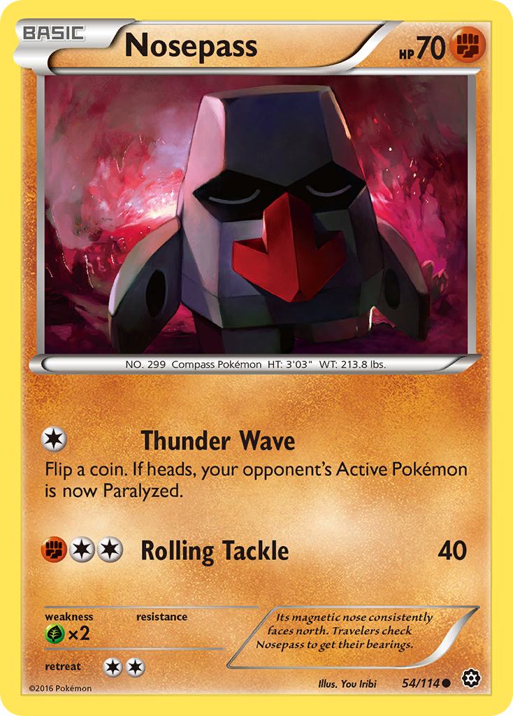 Nosepass (54/114) [XY: Steam Siege] | Eastridge Sports Cards & Games