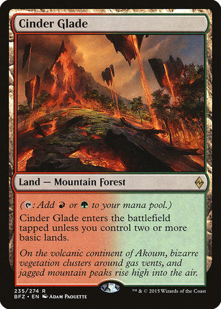 Cinder Glade [Battle for Zendikar] | Eastridge Sports Cards & Games