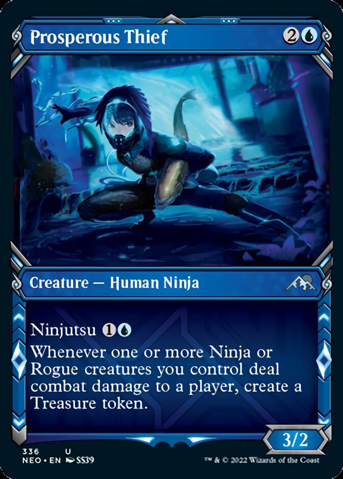 Prosperous Thief (Showcase Ninja) [Kamigawa: Neon Dynasty] | Eastridge Sports Cards & Games