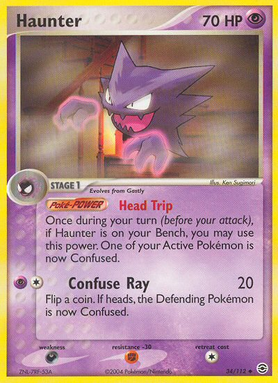 Haunter (34/112) [EX: FireRed & LeafGreen] | Eastridge Sports Cards & Games