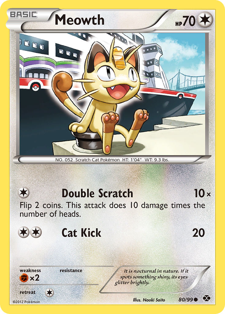 Meowth (80/99) [Black & White: Next Destinies] | Eastridge Sports Cards & Games