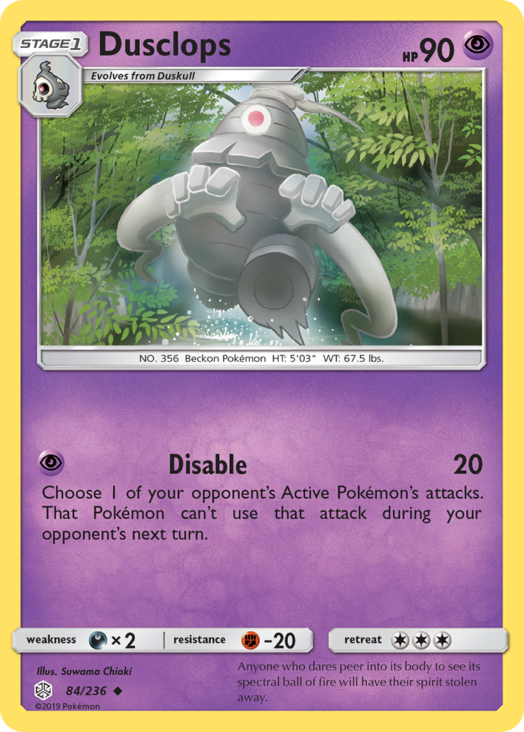 Dusclops (84/236) [Sun & Moon: Cosmic Eclipse] | Eastridge Sports Cards & Games