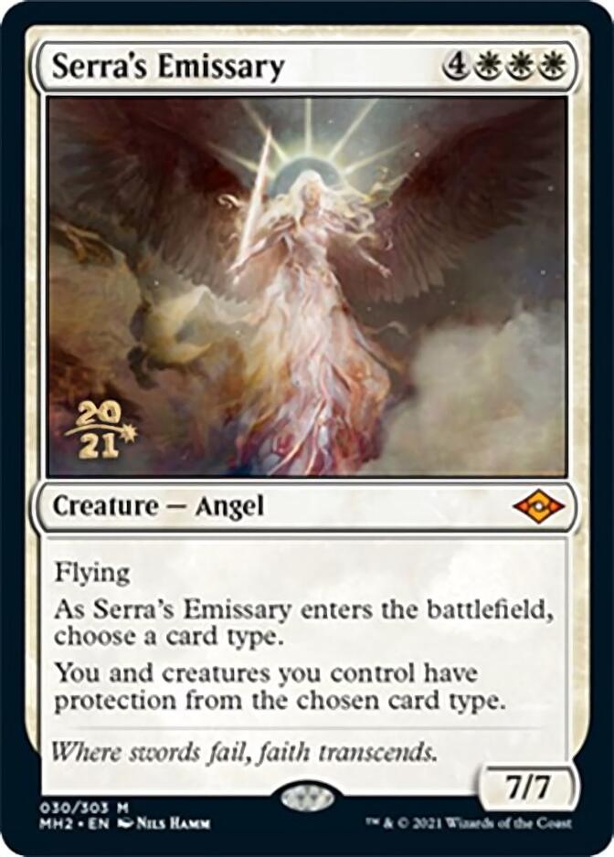 Serra's Emissary [Modern Horizons 2 Prerelease Promos] | Eastridge Sports Cards & Games