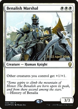 Benalish Marshal [Dominaria Promos] | Eastridge Sports Cards & Games