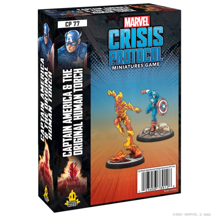 Marvel Crisis Protocol: Captain America & The Original Human Torch Character Pack | Eastridge Sports Cards & Games