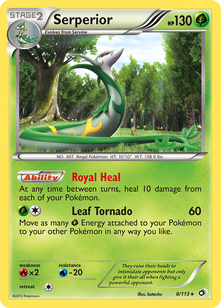 Serperior (8/113) [Black & White: Legendary Treasures] | Eastridge Sports Cards & Games