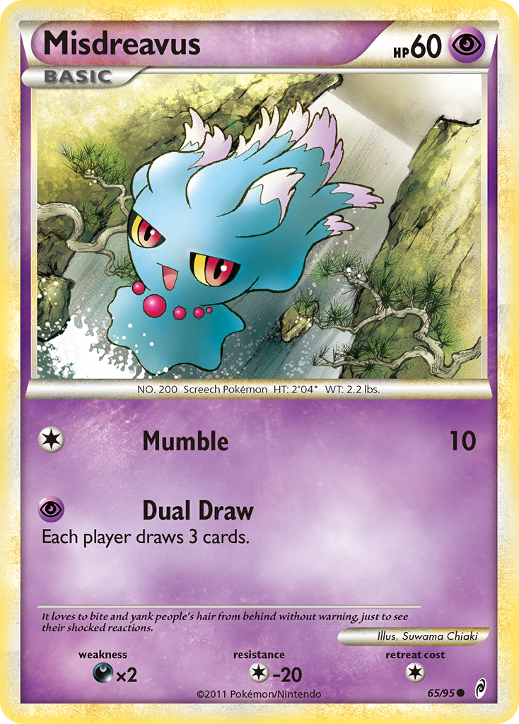 Misdreavus (65/95) [HeartGold & SoulSilver: Call of Legends] | Eastridge Sports Cards & Games