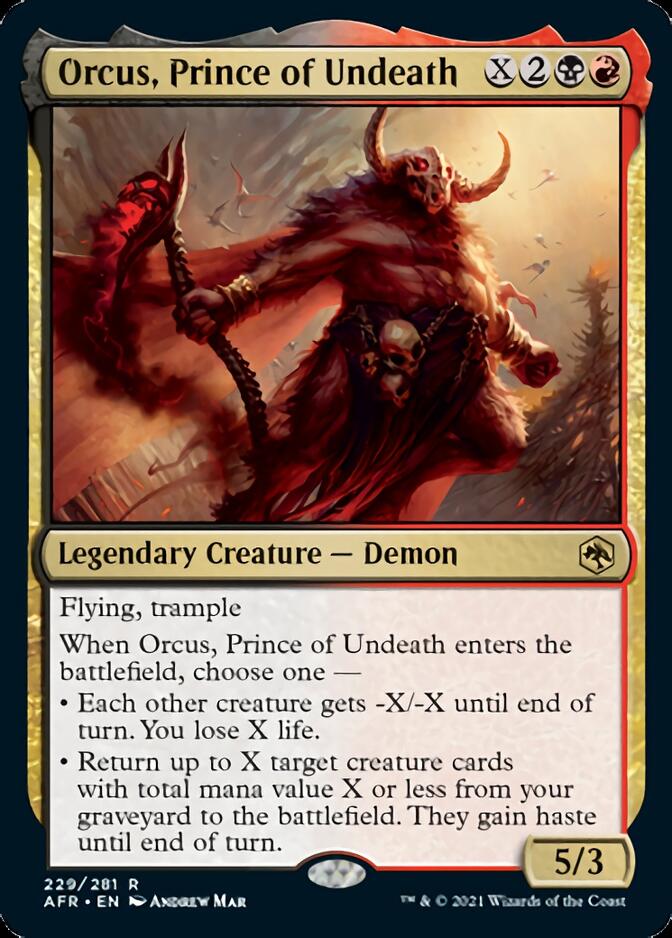 Orcus, Prince of Undeath [Dungeons & Dragons: Adventures in the Forgotten Realms] | Eastridge Sports Cards & Games