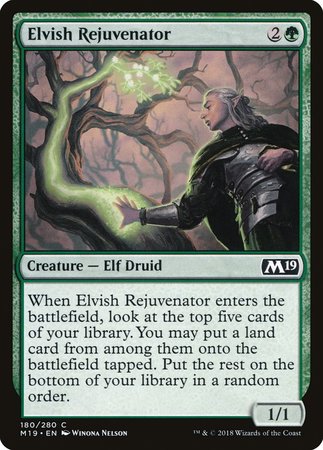 Elvish Rejuvenator [Core Set 2019] | Eastridge Sports Cards & Games