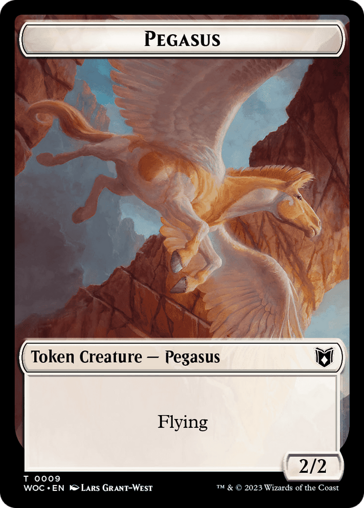 Pirate // Pegasus Double-Sided Token [Wilds of Eldraine Commander Tokens] | Eastridge Sports Cards & Games