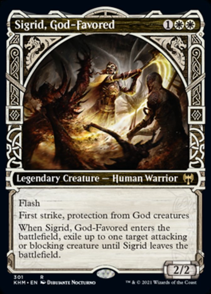 Sigrid, God-Favored (Showcase) [Kaldheim] | Eastridge Sports Cards & Games