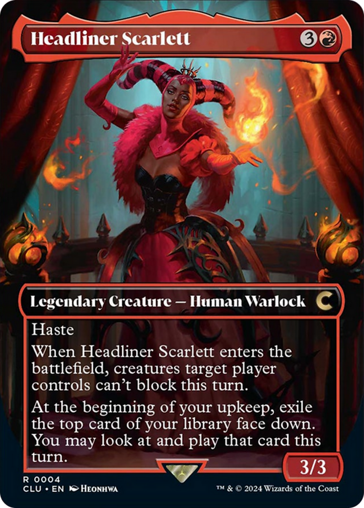 Headliner Scarlett (Borderless) [Ravnica: Clue Edition] | Eastridge Sports Cards & Games
