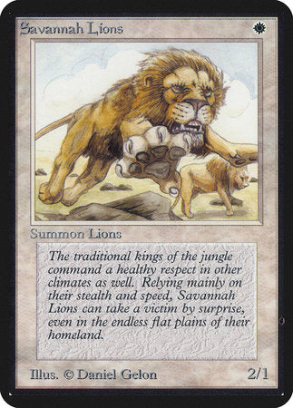 Savannah Lions [Limited Edition Alpha] | Eastridge Sports Cards & Games