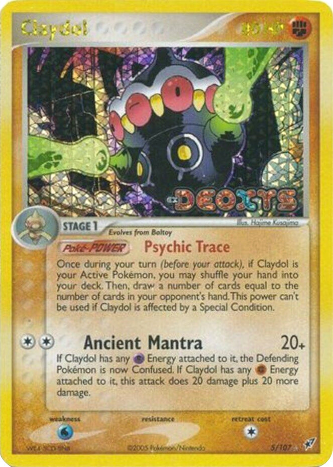 Claydol (5/107) (Stamped) [EX: Deoxys] | Eastridge Sports Cards & Games