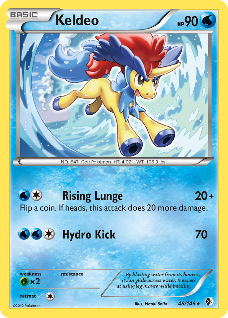 Keldeo (48/149) [Black & White: Boundaries Crossed] | Eastridge Sports Cards & Games