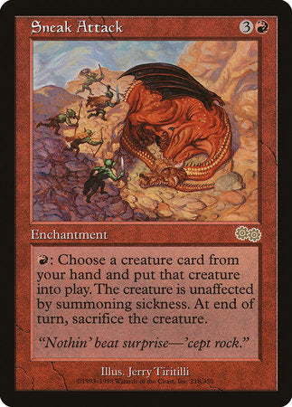Sneak Attack [Urza's Saga] | Eastridge Sports Cards & Games