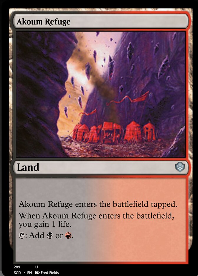 Akoum Refuge [Starter Commander Decks] | Eastridge Sports Cards & Games