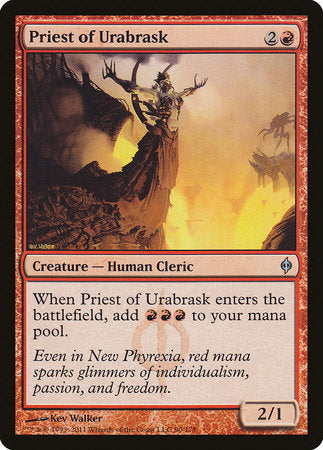 Priest of Urabrask [New Phyrexia] | Eastridge Sports Cards & Games