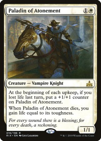 Paladin of Atonement [Rivals of Ixalan] | Eastridge Sports Cards & Games